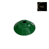 HIJAU WD E27 Hanging Green Cap Green Cap/ Black Cap 29cm Outdoor Street Light Cap PVC Thick Bowl