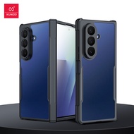 For Samsung Galaxy Z Fold 7 Case XUNDD Shockproof Airbags Laser PC + TPU + Tempered Glass Camera Pro