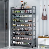 【shoe cabinet】Youfuyin Bamboo Shoe Cabinet Bamboo Shoe Cabinet Length50/70/80/90Wide25with Wheel Removable Shoe Rack Sim