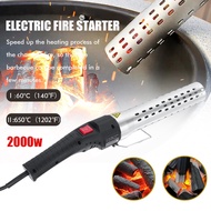 Electric Fire Starter Grill Charcoal Lighter BBQ Smoker Fireplace Wand Camping Outdoor Grill Barbecu