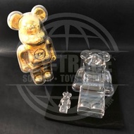 現貨！全新未使用 Medicom Toy Bearbrick Be@rbrick Rabbrick R@bbrick Nyabrick Ny@brick 100% 400% 1000% 透明展示殻 收納殻 防塵殻 展示套 收納套 防塵套 Case (吸蓋式)