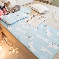 3D透氣嬰兒床墊/枕頭-藍色探險 蜂巢式結構 台灣製【超取限一組】