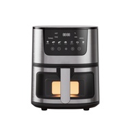 No-Flip Stainless Steel Air Fryer for Home Use, Large Capacity, Multifunctional, Visible Home Air Fr