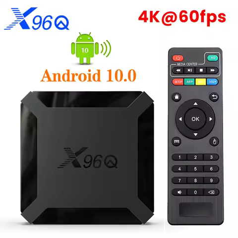 VONTAR X96Q 2GB 16GB Android 10.0 TV Box Allwinner H313 Quad Core 4K 60fps H.265 2.4G Wifi Google Pl
