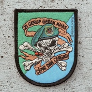 x A20015 Patch Embroidery 21 GGK Gerakhas Skull