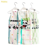 Picbliss Lovely Panda Apron Lightweighted Polyester Waterproof For Little Chefs 3-8 Years