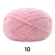 ไหมคอตตอนนม ยี่ห้อเจียวเหม่ย์ 4ply milk cotton อะคริลิค 50 กรัม พร้อมส่งจากไทย