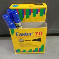 Faster 70 Permenant Marker Pen (Blue/ Black/ Red)