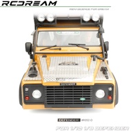 RCDream Simulation Metal Car Hood Emblem Sticker For H8H FCX10 TRX4 Defender D110 RC Model Car Crawl