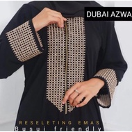 GAMIS SYARI ABAYA BORDIR MUSLIM DUBAI AZWA (BUSUI)