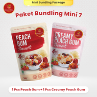 Mamacia Treats Paket Bundling MINI 7 : Creamy Peach Gum Dessert + Peach Gum Dessert