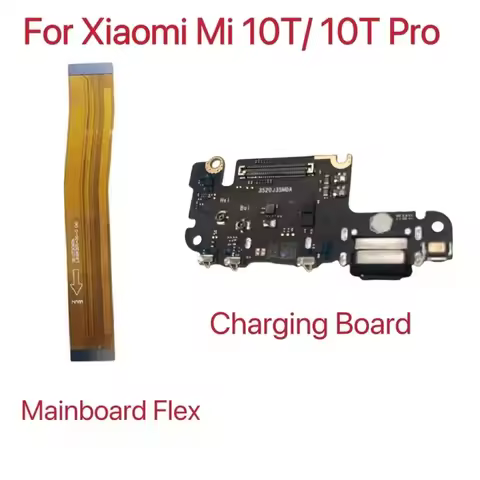 For Xiaomi Mi 10T 10T Pro USB Charging Port Dock Board SIM Reader Card Slot Main Motherboard Flex Ca