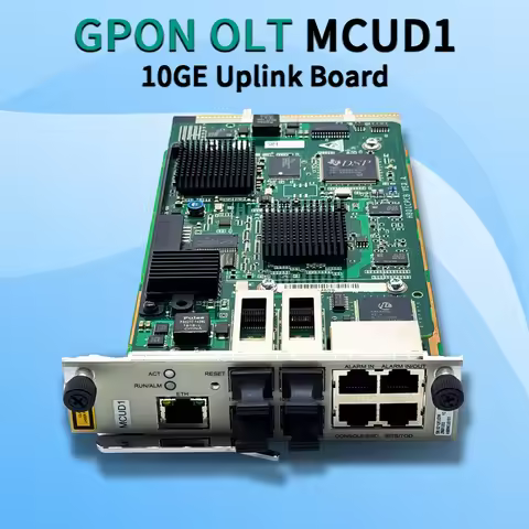 FTTH MCUD1 10GE Uplink Board Main Control Board GE MCUD 1GE For MA5608T Gpon OLT FTTX 100%Original O