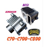 Honda c70 c700 c800 import racing aluminum and iron piston block