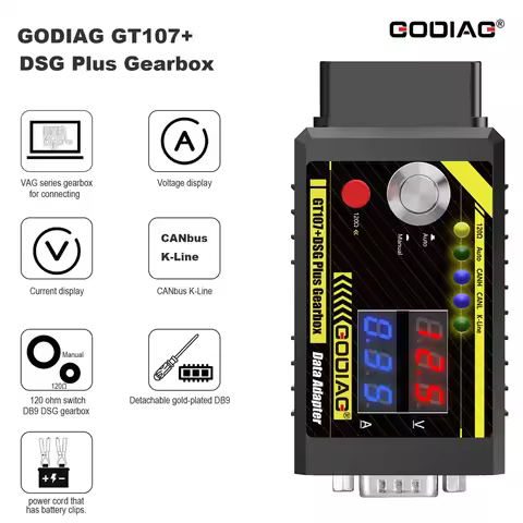 GODIAG GT107+ DSG Plus Gearbox Data Adapter for DQ250/ DQ200/ VL381/ VL300/ DQ500/ DL501/ for Benz/ 