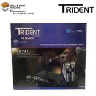 TRIDENT X2 BLACK Wireless Microphone System