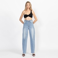 Aevelyn Jeans กางเกงยีนส์รุ่น Ginny Light Blue Jeans