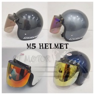 Helmet Magnum M5 Motorcycle Classic Hat with Visor (Large Size CUTTING) helmet m5