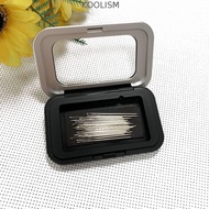 KOOLISM Needle Cushion, Pin Holder Magnet Magnetic Pin Box, Storage Case Sewing Supplies Rectangle S