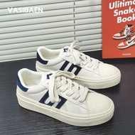 VASIBAEN【Official】ผู้ชายหัวเชลล์ VB-68002 รองเท้าผ้าใบใหม่พื้นหนารองเท้าลำลองอินเทรนด์ทุกคู่  Shell 