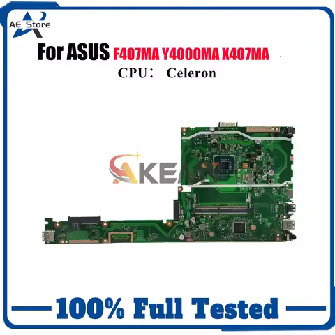 X407MA Laptop Motherboard For ASUS VivoBook Y4000MA X407MA F407MA X407M Notebook Mainboard With Cele