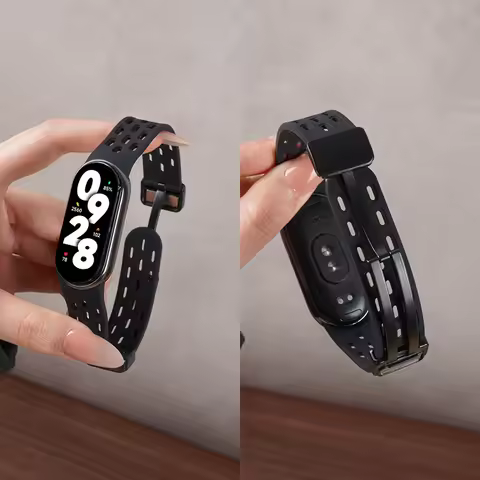 Silicone Unisex Sports Band for Xiaomi Watch 9/8 Replaceable Breathable Wristband for XiaoMi Band 9 