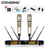 ไมโครโฟนลอยตัวไร้สายไมโครโฟนลอยตัวไร้สายสีทอง / ดำ SKM9000-BLACK / SKM9000-GOLDEN เหมาะสำหรับการแสดง