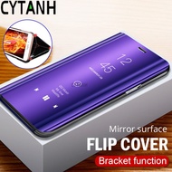 For OppoA54 5G Case Smart Mirror Flip Phone Cases Cover For Oppo A 54