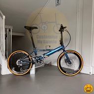 🥶 Fnhon Monsoon 22” 𝗟𝗶𝗴𝗵𝘁𝘄𝗲𝗶𝗴𝗵𝘁 Shimano 9s 𝗠𝗥𝗧/𝗕𝘂𝘀-𝗙𝗿𝗶𝗲𝗻𝗱𝗹𝘆𝗙𝗿𝗲𝗲𝗯𝗶𝗲 Litepro Blue Folding Bicycle