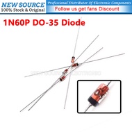 [50pcs]1N60 1N60P DO-35 Schottky Germanium Diode TV Radio FM Detection
