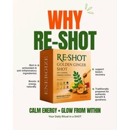 RESHOT - GOLDEN GINGER SHOT  A Natural shot with Turmeric, Ginger, Moringa
