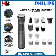 [NEW] Philips MultiGroom Series 7000 Set All in One Hair Trimmer With 15 Attachments MG7940/15 Beard