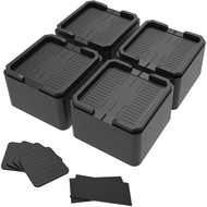 Table Leg High Rubber Bottom Plastic Furniture Inch Mouth Inch Foot Mat X3 Sofa Leg Cabinet Leg Bed 