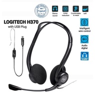 Logitech USB Computer/Laptop Headset H370 with Digital Quality Sound, Noise-Cancelling Microphone