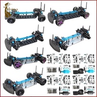 [AlmenclaabMY] RC Borstelloze Auto 265mm Wielbasis Body Frame Chassis Kit voor HSP 94123 Model