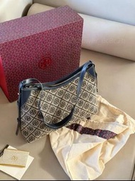 💖現貨正品 Tory Burch TB hobo 老花月牙包 斜孭袋 手袋 香港發售
