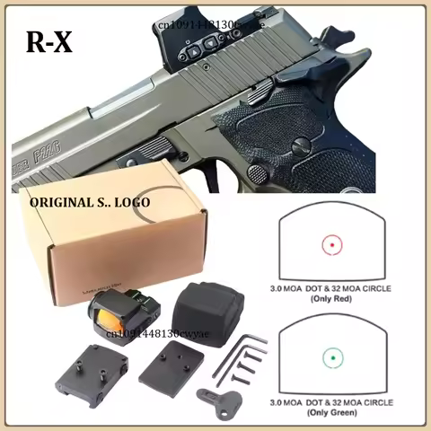//S.g R-X PRO Red Dot Sight 1x24mm Mini Pistol Handgun Reflex Sight w/RM. Footprint for Gloc. Optic 