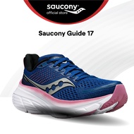 Saucony Guide 17 Road Running Stability Shoes Womens - (Navy/Orchid) S10936-106