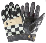 ถุงมือขับขี่มอเตอร์ไซค์ ยี่ห้อ Vin & Age  รุ่น VG-16B CHECKER FLAG สินค้านำเข้าจากญี่ปุ่น ( Made in 