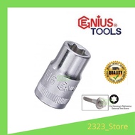 GENIUS ½" Dr. E-STAR HAND SOCKET E10 / E12 / E14