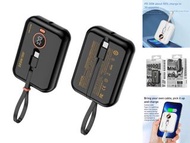 標題改》

［自帶缐快速充電器］10000mAh Mini Series 22.5W Fast Charge Power Bank with Cable For Type C , iPhone Lig