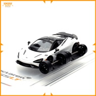 CM Model 1:64 MCLAREN 765LT WHITE WITH CARBON HOOD CM64-765LT-21 Diecast Vehicle / Car Toy