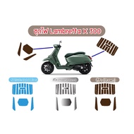 Lambretta X 300 Fire Protection Film