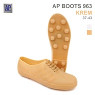 AP Boots AP 963 Cream - Sepatu Bola PVC