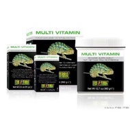 Exo Terra Reptile MULTI VITAMIN PT1861 Chameleon Multi Vitamin Powder Supplement Amphibians trace mi