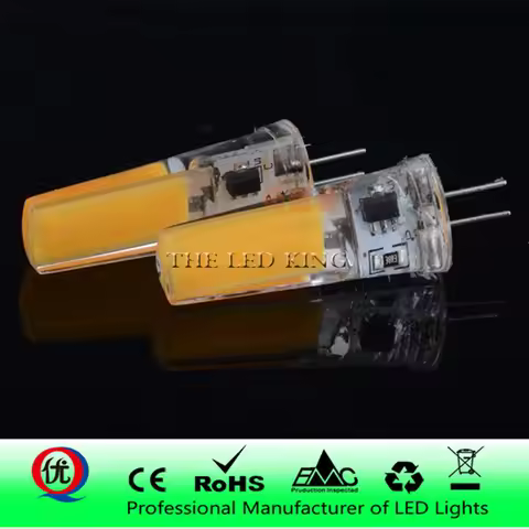 Dimmable LED Mini Corn Bulb G4 G8 G9 E11 E12 E14 COB Ampoule LED Diode Chandelier Spotlight High Lum