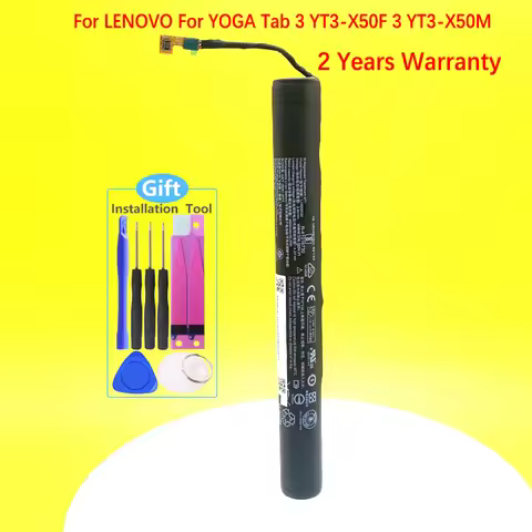 New L15D3K32 Battery For LENOVO YOGA Tab 3 10.1 YT3-X50F 3 YT3-X50M Tablet-X50F/50M 8400mAh 30.2WH