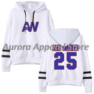 COD Alex Warren 25 徽标套头连帽衫 you'll Be Alright Tour Merch 无口袋双杠袖 街头服饰2025