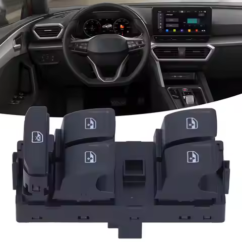 Driver Side Master Window Lifter Control Switch For VW Golf 7 Passat 3G Seat Ateca Ibiza ST Leon 5G0