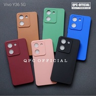 Vivo Y36 5G Case Vivo Y36 4G Case Pro Camera Case Slim BlackMatte Silicone Color Case Vivo Y36 5G Vi